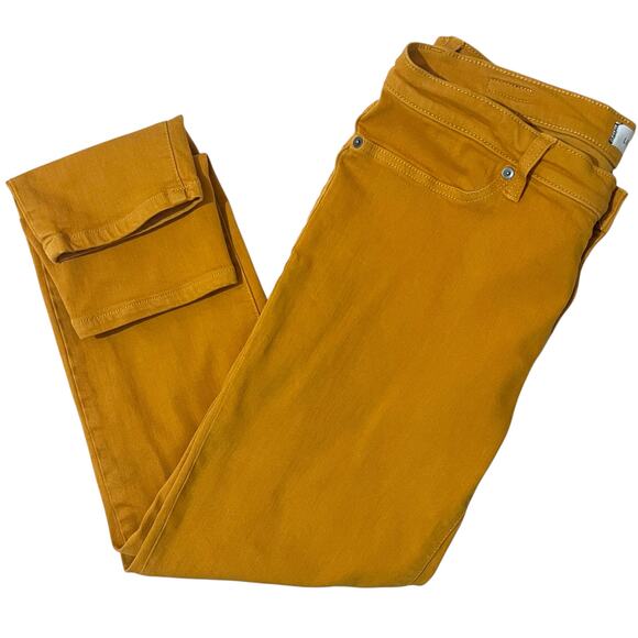 Lila Ryan (31) Liza Skinny Jean - Stitch Fix Mustard Jegging Back Pocket Pants - Picture 7 of 8